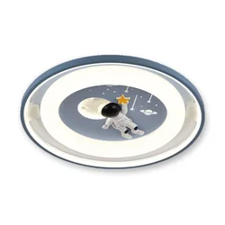 BRILAGI - LED prigušiva dečije plafonsko svetlo ASTRO LED/55W/230V O 50 cm + daljinski upravljač