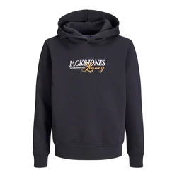 Jack & Jones Junior Majica JJJADE nočno modra/oranžna/bela