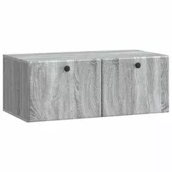 TV ormar za zid 78,5 x 41 x 30 cm Siva Sonoma Konstruirano drvo
