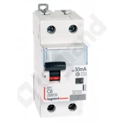 LEGRAND Diferencialno stikalo 2P 6A C 0,03A tip AC P312 DX3 411010