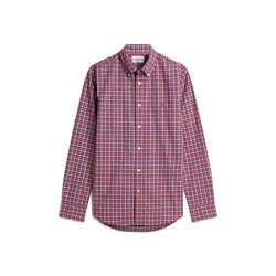 TOMMY HILFIGER Srajca Flex temno modra/temno rumena/rdeča/bela