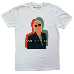 Paul Weller Illustration Offset White M Majica