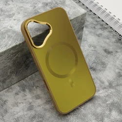 Maska COLOR METAL MagSafe za iPhone 16/ zlatna