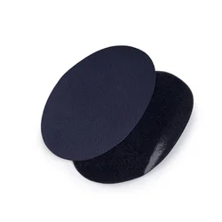 Ovalni našitek 10x15,5 cm - temno modra (2 kosa)