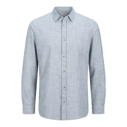 JACK & JONES Muška košulja 12269315, Plavo - bela