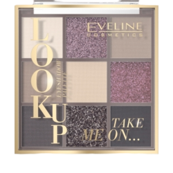 EVELINE - EYESHADOW - LOOK UP 9 COLORS - TAKE MY ON