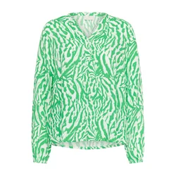 Kaffe Bluza Mathilde zelena/bela