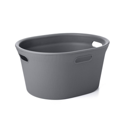 TATAY KORPA ZA VEŠ BAOBAB 35L 52X42,5X26,5CM POLIPOPILEN SIVA