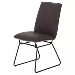 STOLICA braon metal, tekstil
