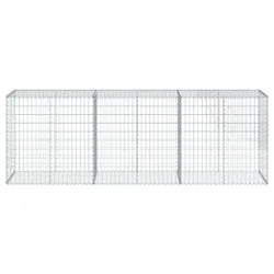 Gabionska košara s poklopcem 300x50x100 cm pocinčano željezo