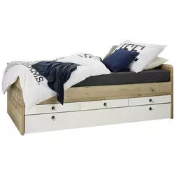 CARRYHOME krevet na izvlačenje, bela-boja smreke