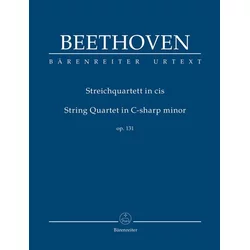 BEETHOVEN:STRING QUARTET IN C-SHARP MINOR OP.131 STUDY SCORE