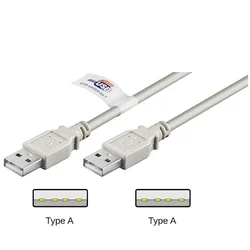 R353530 USB KABEL A-A (MOŠKI-MOŠKI) 3M REDLINE