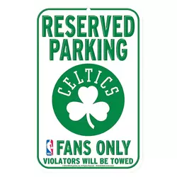 Boston Celtics Reserved Parking tabla