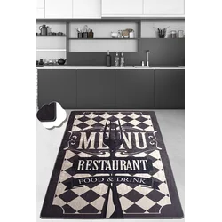 Conceptum Hypnose Tepih Food And Drink, 80x120cm, Crni