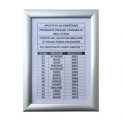 Teh-Tel ram za spisak stanara ( 875 )