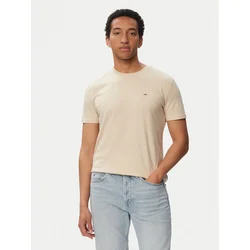 Tommy Jeans Majica Jaspe Htr Tee Ext DM0DM20363 Bež Slim Fit