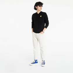 Mikina Comme des Garçons PLAY Knit Pullover Black L