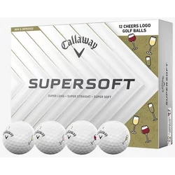 Callaway Supersoft 2025 White Cheers Golf žogice