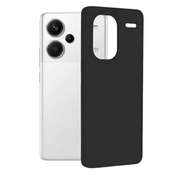 Techsuit Soft Edge Silicone maska za Xiaomi Redmi Note 13 Pro+ 5G - crna