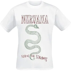 Nirvana Serve The Servants White XL Majica