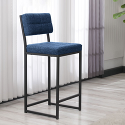HANAH HOME Barska stolica Retro Navy Blue
