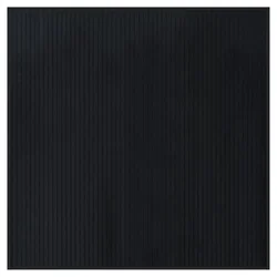 Vidaxl Preproga kvadratna črna 100x100 cm bambus
