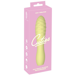 You2Toys Cuties 3.0 Mini Vibrator, 10 režima vibracije, 14.2 cm, Vodootporan, Žuti
