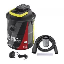 ANNOVI REVERBERI Akumulatorski usisivač za pepeo AR12B 18V 2000mAh crni