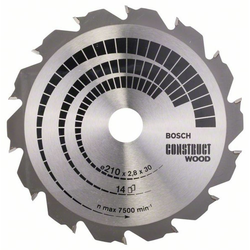 BOSCH List kružne testere Construct Wood 210 x 30 x 2.8 mm. 14