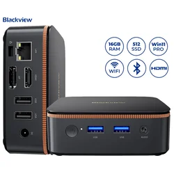 BlackView MP20 AMD R3 3300U/16GB/512GB/HDMI/2xUSB 3.0/1xRJ45/BT/WiFI/W11P Black