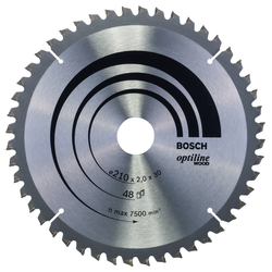 Bosch List kružne testere Optiline Wood 2608640430, 210 x 30 x 2,0 mm, 48
