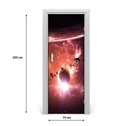 tulup.si Tapete na vratih Galaxy 75x205 cm