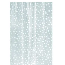 Zavesa za kadu Snowflake 180x200cm bela/siva Ridder