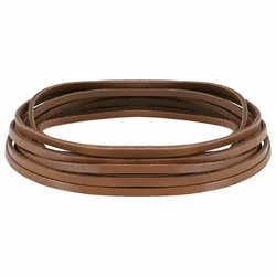 Vidaxl Usnjeni trak Rjava 500 x 0,4 cm Usnje
