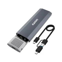 USB 3.2 Tip-C Kućište za M.2 PCIe NVMe SSD, aluminium, bez alata, K1689P