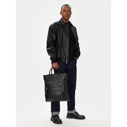 Ročna torba Calvin Klein Raised Tote LV04D3494G Črna