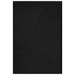 Vidaxl Predpražnik črn 80x120 cm