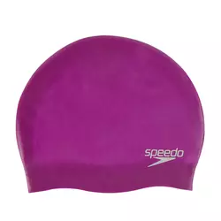 Speedo PLAIN MOULDED SILICONE CAP, plavalna kapa, vijolična