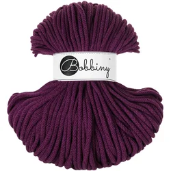 Bobbiny Premium 5 mm 100 m Aubergine Vrvica