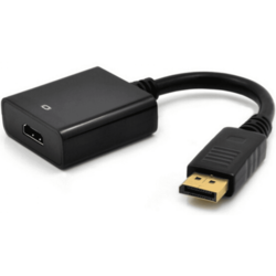 E-GREEN Adapter DisplayPort (M) - HDMI (F) crni