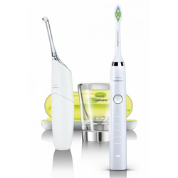 PHILIPS SONICARE set z električno zobno ščetko DiamondClean in medzobnim čistilnikom AirFloss Ultra HX8491/0