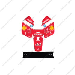 F1 Ferrari - Nalepka za Mammotion robotske kosilnice – Luba Mini