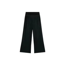 Bershka Hlače Basbsk črna