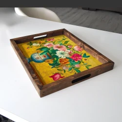 Aberto Design Poslužavnik REF030 48 x 38 x 4 cm, Šareni