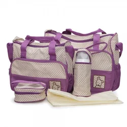 Torba za mame i bebe Stella 4 u 1, Violet
