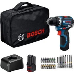Bosch Akumulatorska bušilica-odvrtač PRO GSR 12V-32, 2x 2.0Ah, Torba, Set pribora 06019N7006