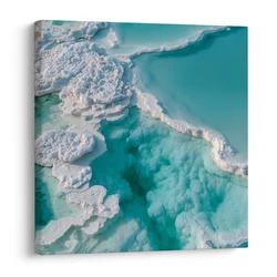 Slika kaskade turkizne vode - 30x30