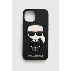 Maska za mobitel Karl Lagerfeld boja: crna