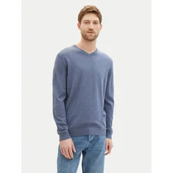 Tom Tailor Pulover 1038427 Modra Regular Fit